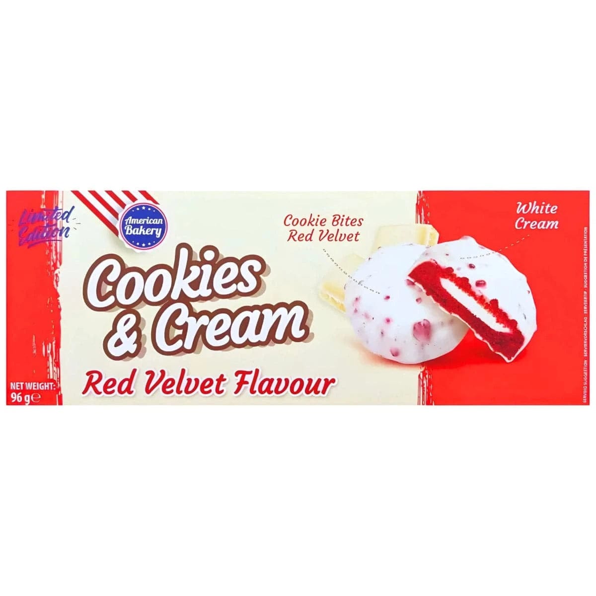 American Bakery Cookies & Cream Red Velvet 96g - CandyRoyal