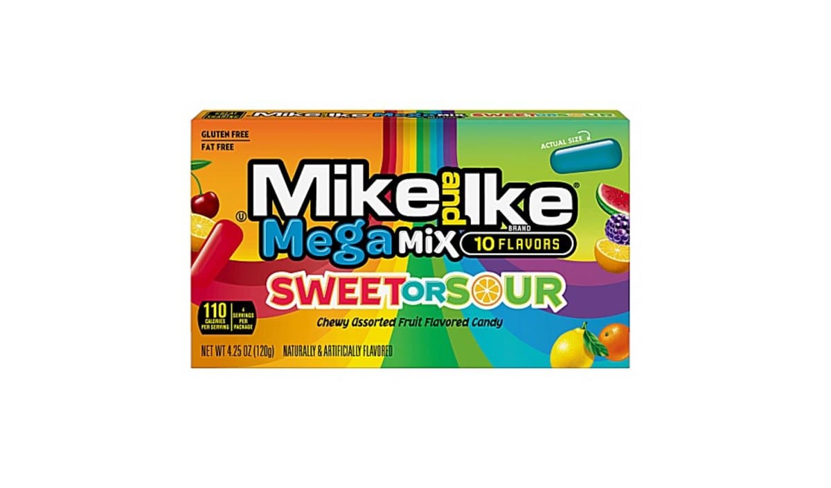 Mike & Ike Mega Mix Sweet or Sour 120g - CandyRoyal