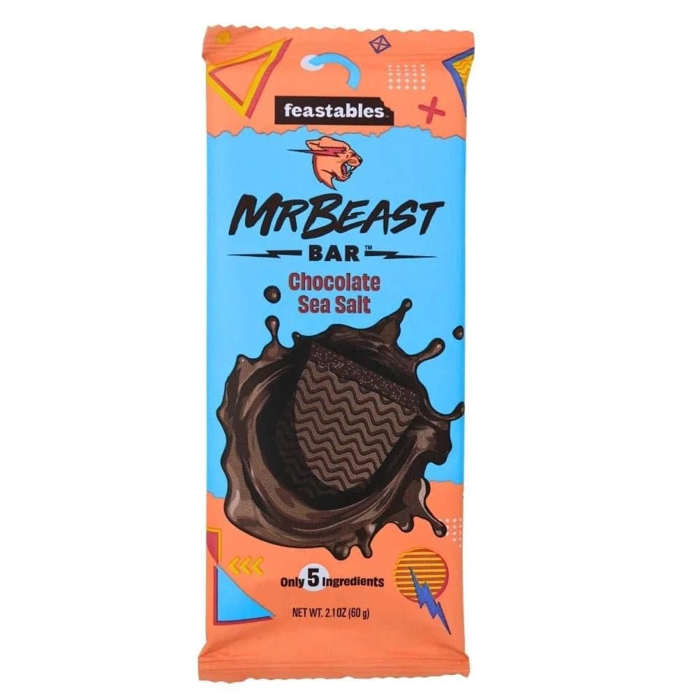 Mr Beast Feastables Chocolate Sea Salt Limited Edition 60g - CandyRoyal