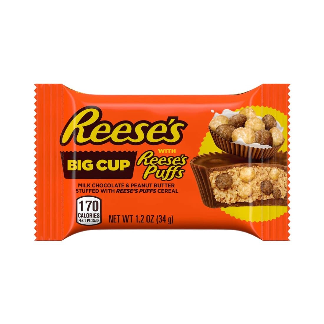 Reese’s Big Cup with Puffs 34g - CandyRoyal