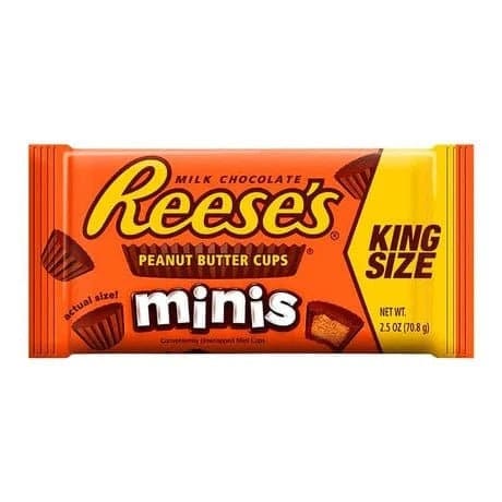 Reese's Peanut Butter Unwrapped Minis Cups King Size - CandyRoyal