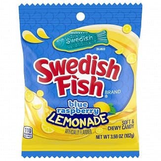 Swedish Fish Blue Raspberry Lemonade 102g - CandyRoyal