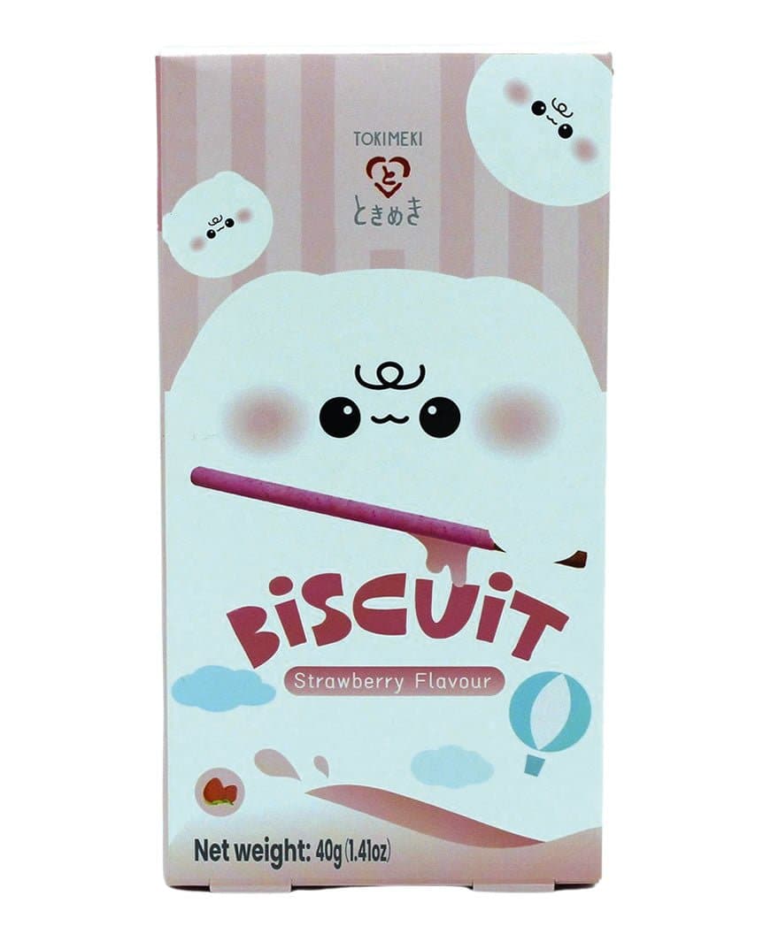 Tokimeki Biscuit Stick, Strawberry 40g - CandyRoyal